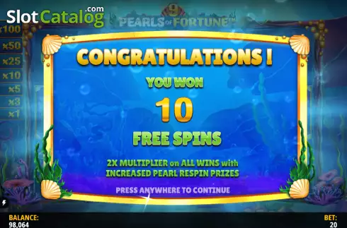 Скрин8. 9 Pearls of Fortune слот