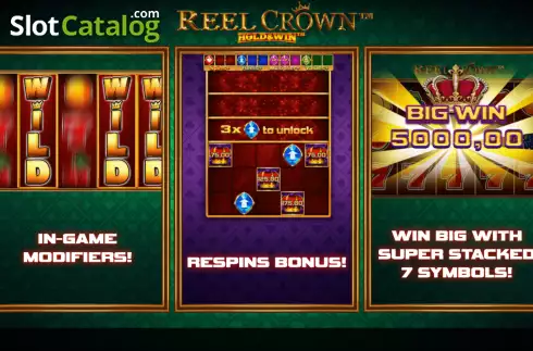 Скрин2. Reel Crown Hold and Win слот