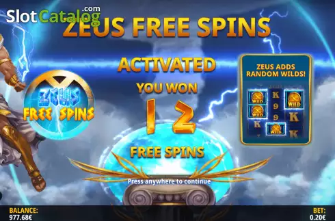 Скрин6. Olympus Zeus Megaways слот