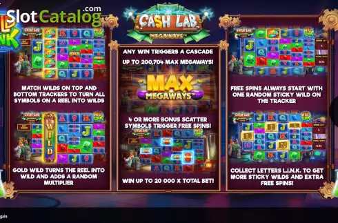 Скрин2. Cash Lab Megaways слот