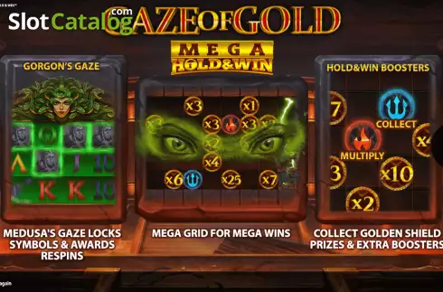 Скрин2. Gaze of Gold слот
