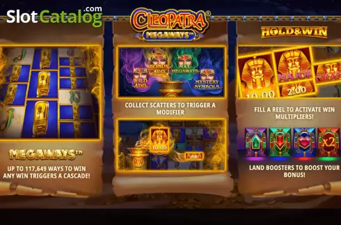 Скрин2. Cleopatra Megaways слот