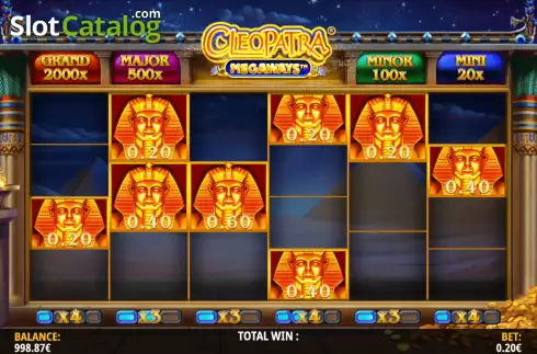 Скрин8. Cleopatra Megaways слот