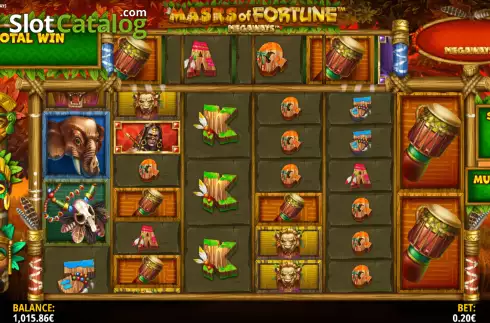 Скрин7. Masks of Fortune Megaways слот
