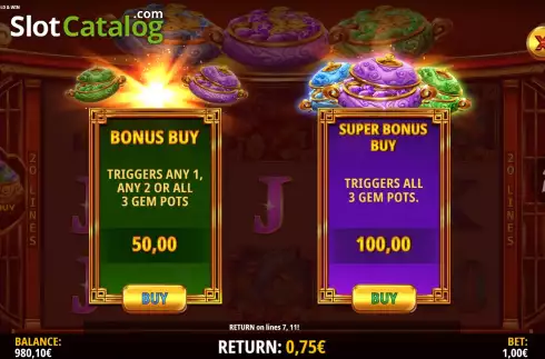 Скрин5. Prosperity Gems: Hold & Win слот