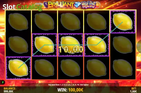 Скрин6. Brilliant Wilds слот