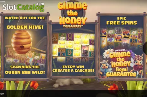 Скрин2. Gimme the Honey Megaways слот