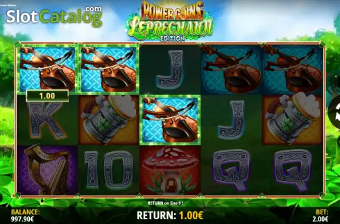 Скрин3. Power Coins Leprechaun Edition слот
