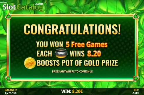 Скрин8. Power Coins Leprechaun Edition слот