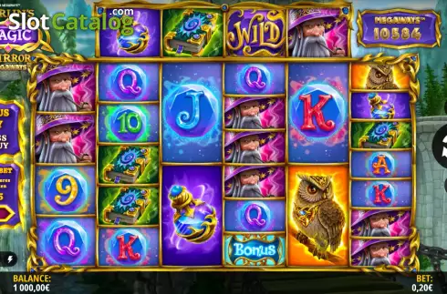 Скрин3. Merlin’s Magic Mirror Megaways слот