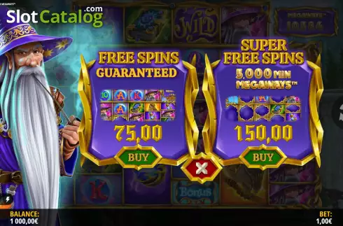 Скрин7. Merlin’s Magic Mirror Megaways слот