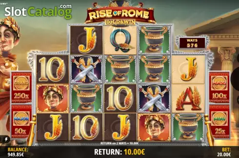 Скрин5. Rise of Rome Hold & Win слот