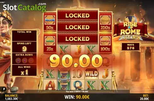 Скрин8. Rise of Rome Hold & Win слот