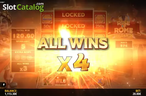 Скрин9. Rise of Rome Hold & Win слот