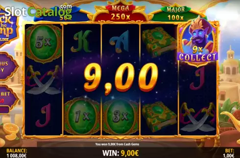 Скрин3. Luck of the Lamp Cashlink слот