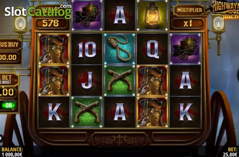 Скрин2. Highwayman Gold слот