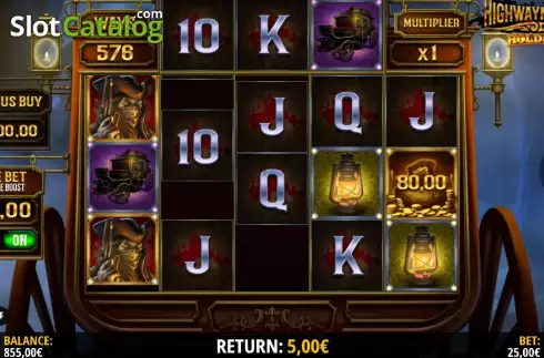 Скрин3. Highwayman Gold слот