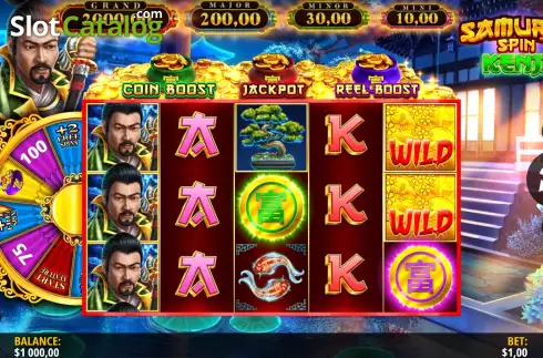 Скрин3. Samurai Spin Kenji слот