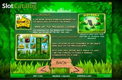 Скрин2. Bug's World слот