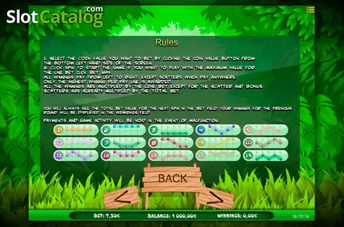 Скрин6. Bug's World слот