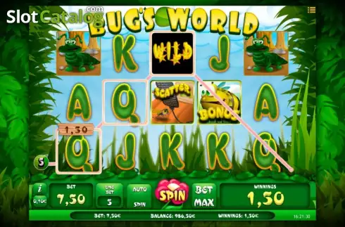 Скрин8. Bug's World слот