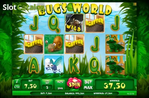 Скрин9. Bug's World слот