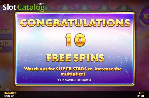 Скрин9. Euphoria Super Stars слот