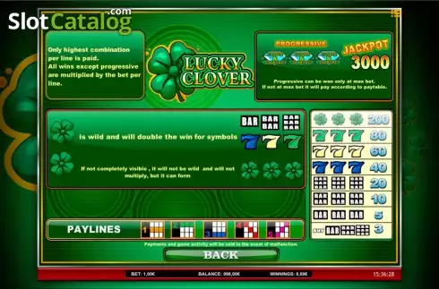 Скрин2. Lucky Clover iSoftBet слот