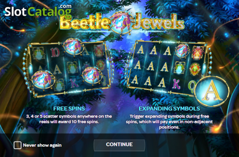 Скрин2. Beetle Jewels слот
