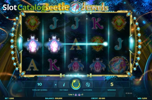 Скрин5. Beetle Jewels слот