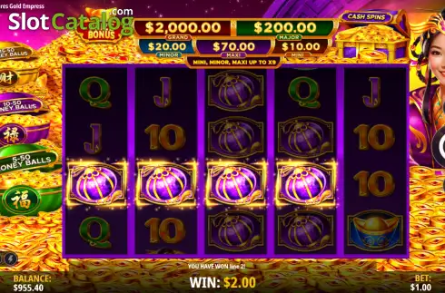 Скрин3. Magic Treasures Gold Empress слот