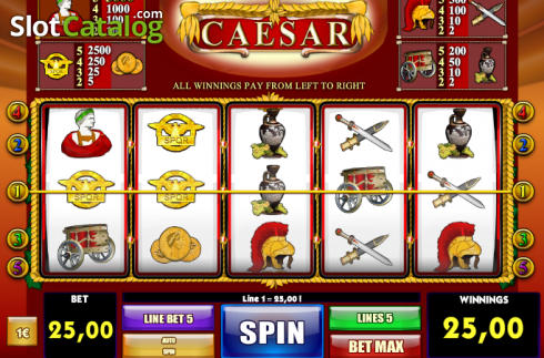 Скрин2. Gifts From Caesar слот
