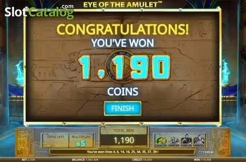 Скрин5. Eye of the Amulet слот