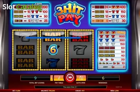 Скрин3. 3 Hit Pay (New) слот