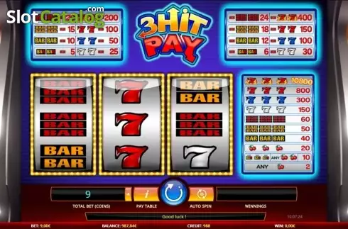 Скрин2. 3 Hit Pay (New) слот