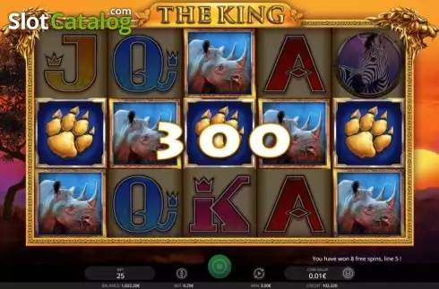 Скрин2. The King (iSoftBet) слот
