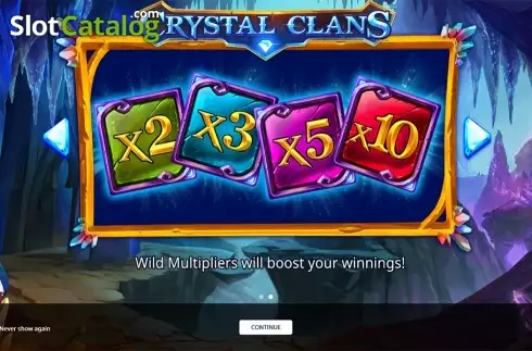 Скрин3. Crystal Clans слот