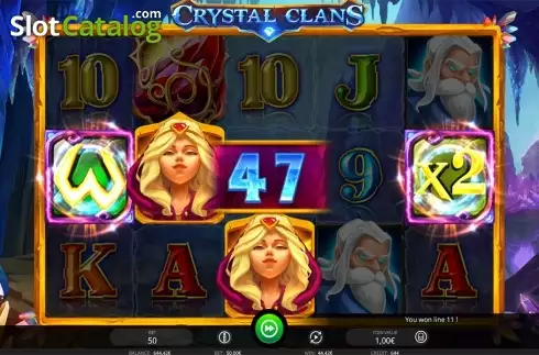 Скрин5. Crystal Clans слот