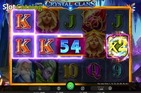 Скрин6. Crystal Clans слот