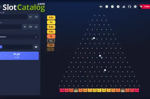 Скрин3. Gravity Plinko слот
