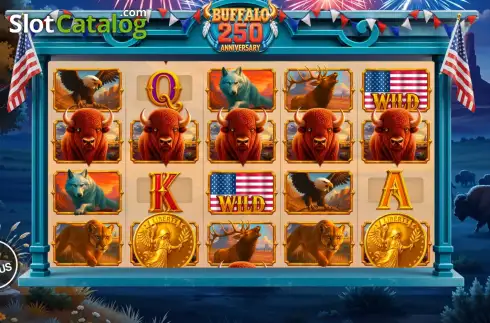 Скрин2. Buffalo 250 Anniversary слот
