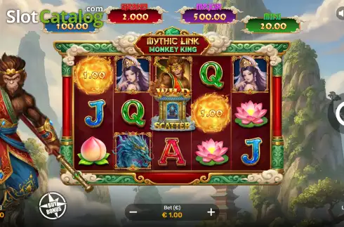 Скрин2. Mythic Link Monkey King слот