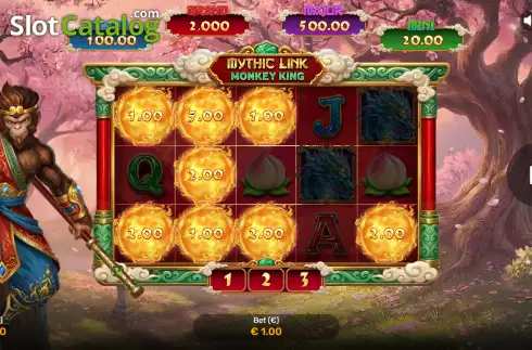 Скрин3. Mythic Link Monkey King слот