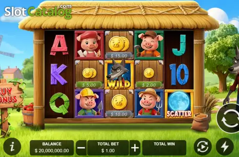 Скрин2. Tales of the Piggies слот