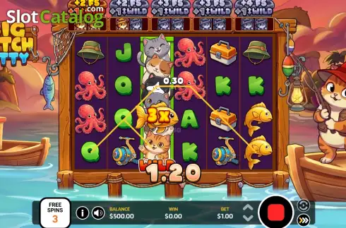 Скрин3. Big Catch Kitty слот