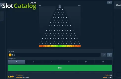 Скрин2. Plinko (iMoon) слот