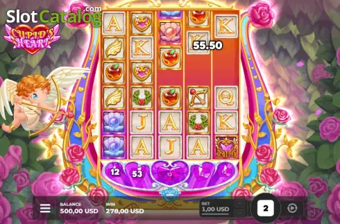 Скрин3. Cupids Heart слот