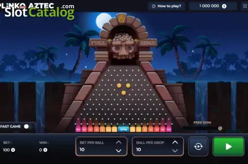 Скрин2. Plinko Aztec 1000 слот