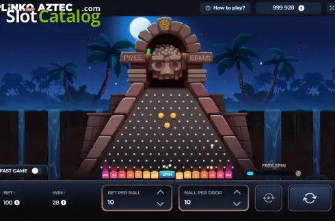 Скрин3. Plinko Aztec 1000 слот