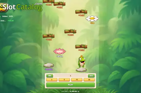 Скрин2. Frog Jump слот